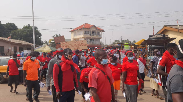 File photo of demonstrators