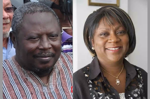 Dr Valerie Sawyerr and Martin Amidu