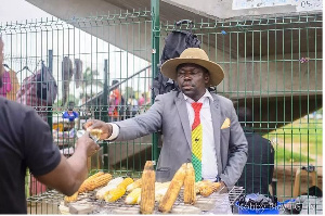 Stylish Corn Seller