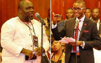 Kojo Asare Bafuor Acheampong - Journalist, Asempa FM (L), Bernard Avle, Journalist, Citi FM (R)