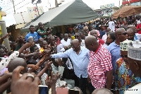 Nana Addo Dankwa Akufo-Addo on a campaign tour