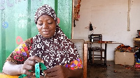 Physically challenged woman, Mariatu Alhassan