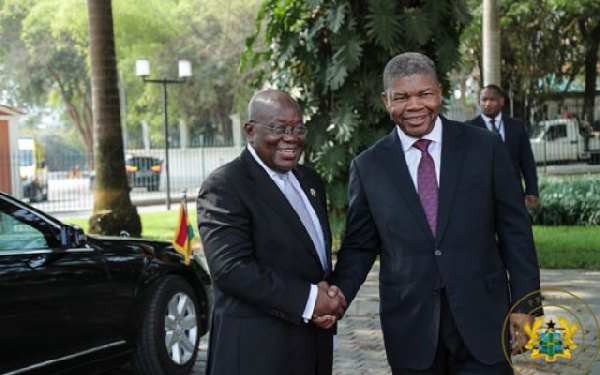 President Akufo-Addo said the relations between Ghana and Angola was now on 'a new level'