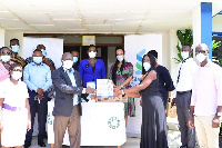 Donation of 520 PPEs from Standard Chartered Bank to support frontline staff at the hospital