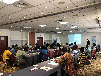 The training witnessed over 40 Shea-based entrepreneurs in cosmetics packaging  in attendance