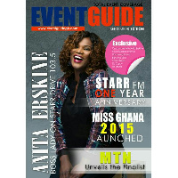 Anita Erskine covers Eventguide Magazine