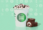 Chocolate Yule Log Shakes (Image Credit: Shake Shack)