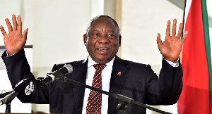 Newly elected president of the ANC Cyril Ramaphosa