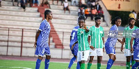 Hasaacas Ladies in action against River Angels of Nigeria