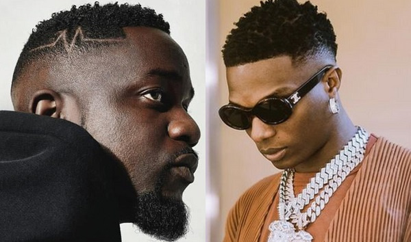 Rapper Sarkodie and Nigeria's Wizkid