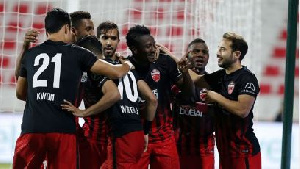 Asamoah Gyan AL Ahli Win