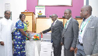 Management of KNUST donates laptops to 74 selected less endowed Senior High Schools