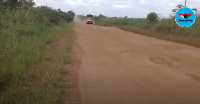 The Garu-Bawku road is badly deteriorated