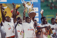 A happy Kotoko side lift the GPL trophy