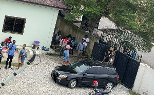 Some applicants at the Cape Coast Passport Office