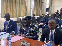 Dr. George Akuffo Dampare at the committee sitting