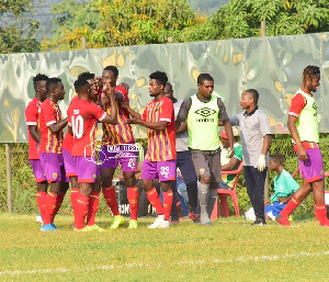 Hearts defeated Dreams FC 1-0 at the Theater of Dreams