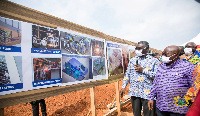 President Nana Addo Dankwa Akufo-Addo at the sod cutting ceremony