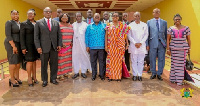 President Nana Addo Dankwa Akufo-Addo with members of the board