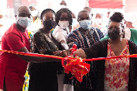 Photo of the commissioning of the refurbished hospital