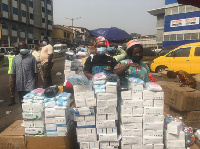 A visit to the Kejetia market saw a multitude of crammed nose mask vendors cashing in on the boom