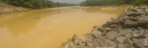 Pra River has been badly affected by galamsey activities