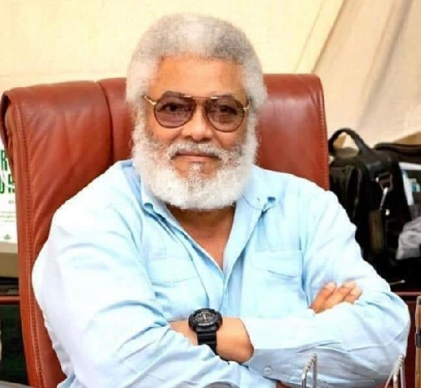 The late former President of Ghana, Jerry John Rawlings