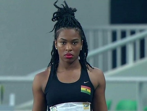 Nadia Eke represented Ghana at the 2017 World Championships