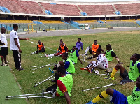 Ghana Amputee Football Team is training towards Amputee Football World Cup in October