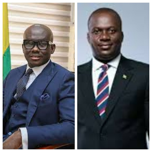 Attorney General, Godfred Dame, and Lands Minister, Samuel Abu Jinapor