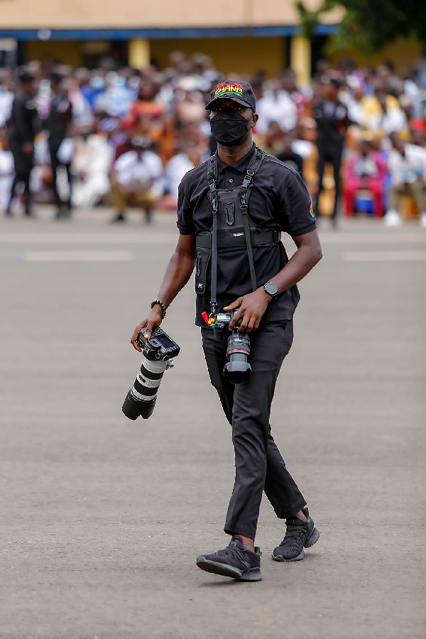 Gershon Gbeve is IGP Dampare's official photographer