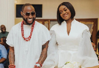 Davido and his wife, Chioma Rowland