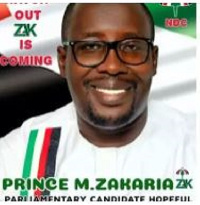 Prince Moses Zakaria, aspiring MP for Madina