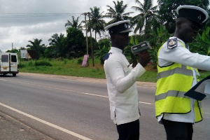 MTTD officers on a road traffic regulation compliance operation