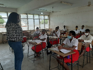 Madam Tangoba Abayage Interacting With Students Of BOGISS