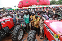 President of Ghana, Nana Addo Dankwa Akufo-Addo cut the ribbon on the equipment