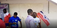 Some frustrated NPP delegates at Weija