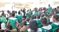 File photo: A group of nurses converged at the Ministries