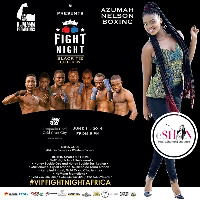 eShun Performs at VIP Fight Night at Kempinski, Accra