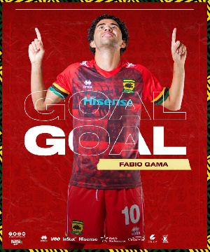 Asante Kotoko scored first through Brazilian Fabio Gama