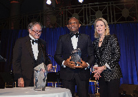 Elumelu was awarded for promoting entrepreneurship in Africa and across the globe