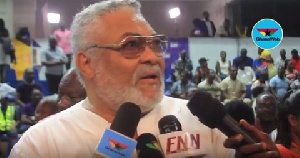 Former President Flt. Lt. Jerry John Rawlings