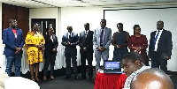 The newly inducted executives of the Chartered Institute of Marketing