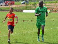 Charles Kwablan Akonnor with his son, Kimarky Akonnor