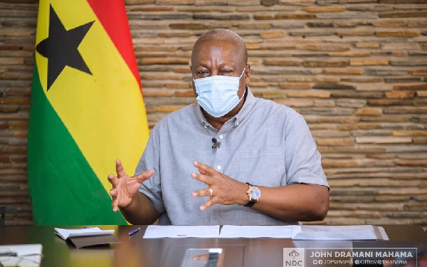 Flagbearer for the National Democratic Congress, John Mahama