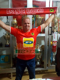 Asante Kotoko head coach Kjetil Zachariassen