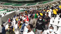 Ghanaians in Qatar  who watched the game at the stadium