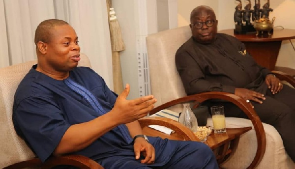 Franklin Cudjoe and Nana Addo