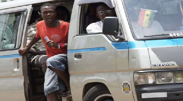 Commercial vehicles popularly known as trotro