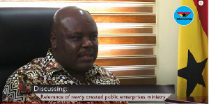 Minister for Public Enterprises, Joseph Cudjoe